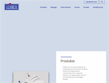 Tablet Screenshot of leiber.de